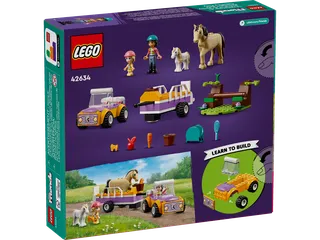 Paard en pony aanhangwagen van LEGO – productfoto 4 van 7