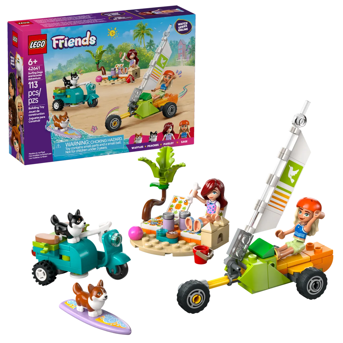 LEGO Surfing Dogs and Scooter Adventure (42641) - Bild 4