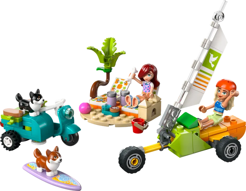 Surfing Dogs and Scooter Adventure