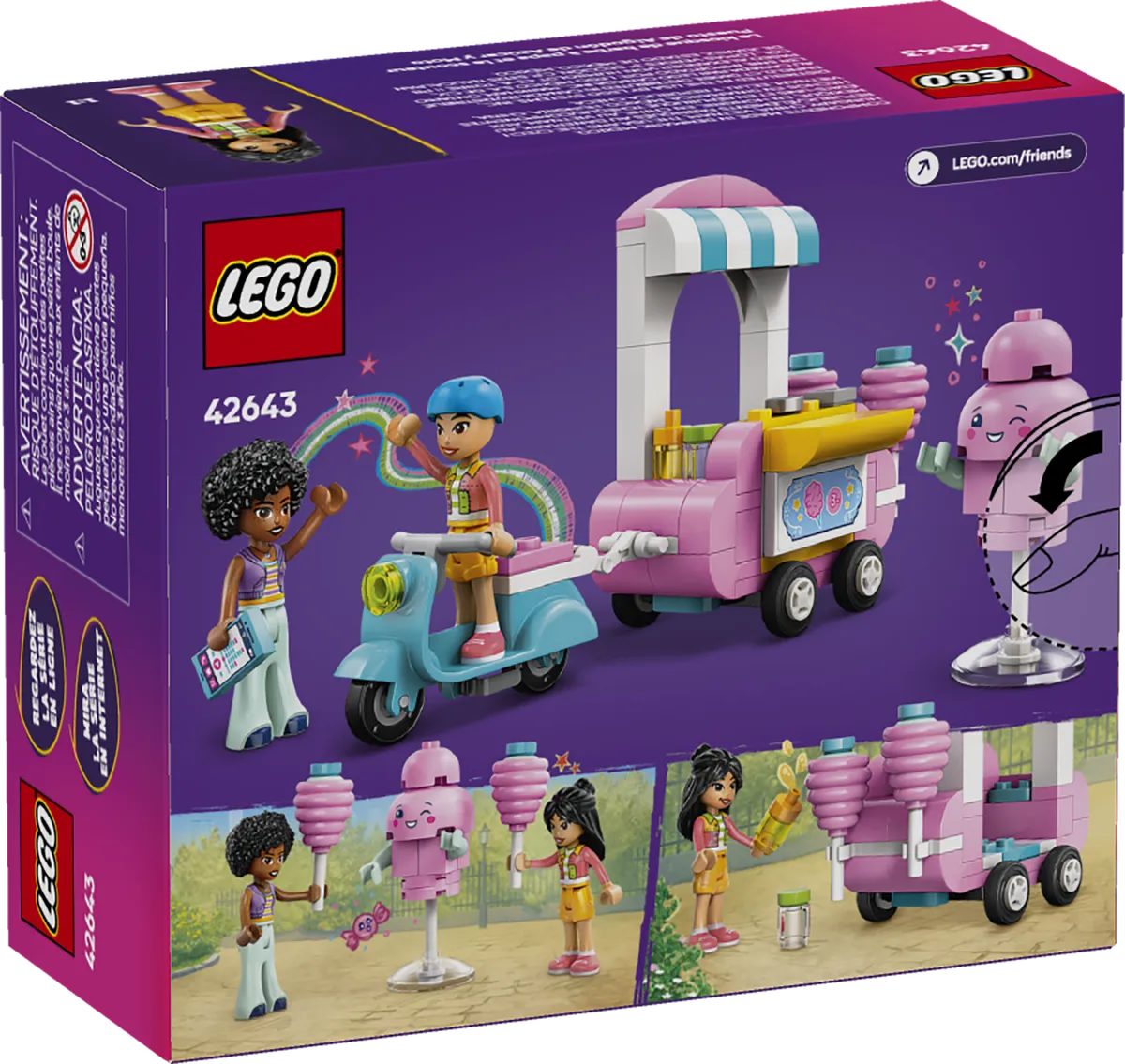 LEGO Cotton Candy Stand and Scooter (42643) - Bild 9