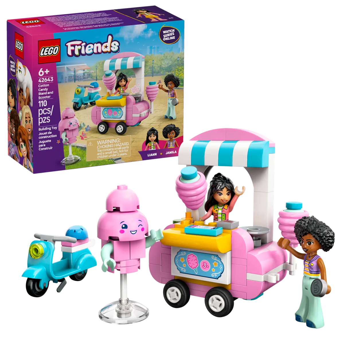 LEGO Cotton Candy Stand and Scooter (42643) - Bild 8