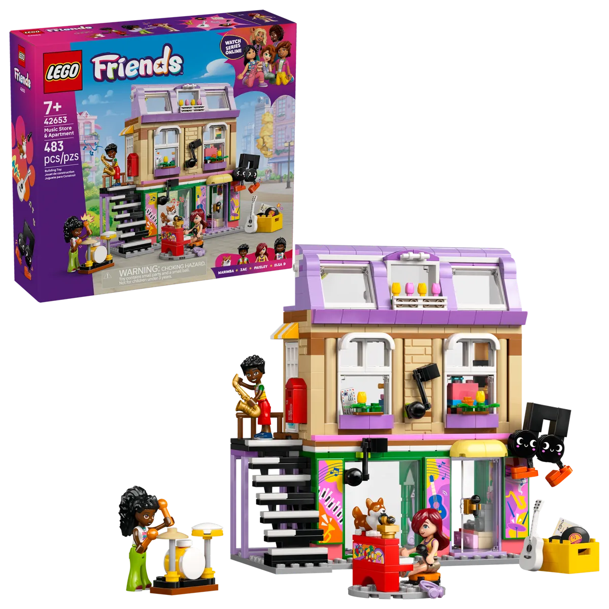 LEGO Music Store & Apartment (42653) - afbeelding 1