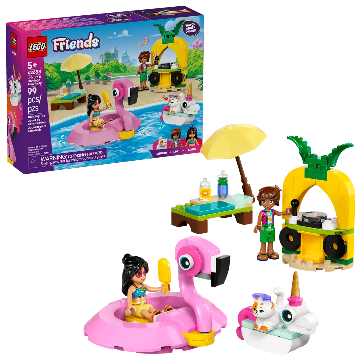 LEGO Unicorn & Flamingo Pool Party (42658) - Bild 4