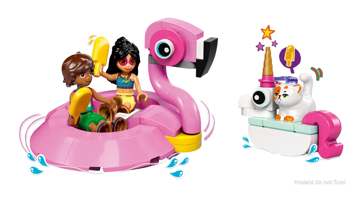 LEGO Unicorn & Flamingo Pool Party (42658) - Bild 2