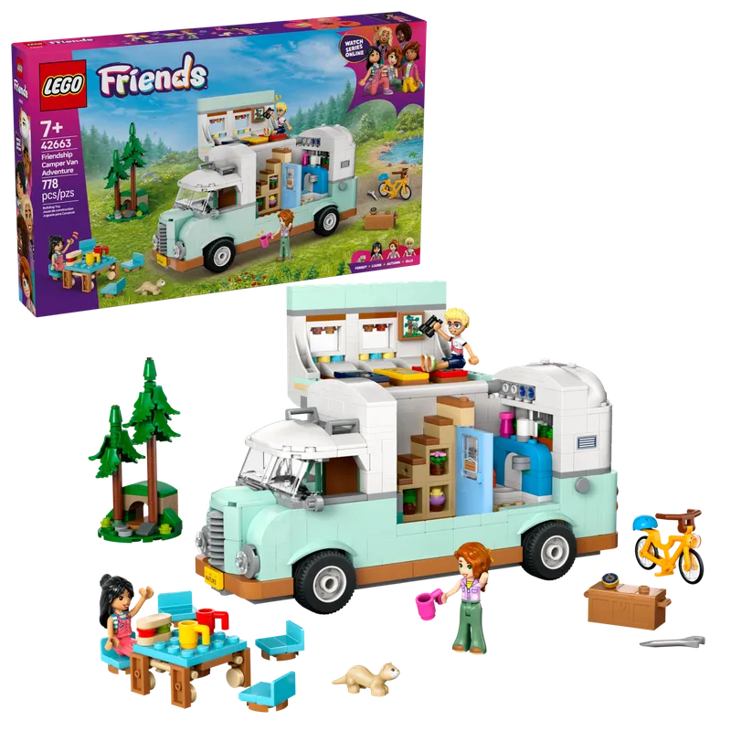 LEGO 42663 Friendship Camper Van Adventure detail image