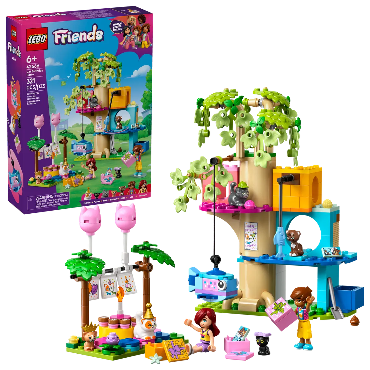 LEGO Cat Birthday Party & Tree House (42666) - afbeelding 4