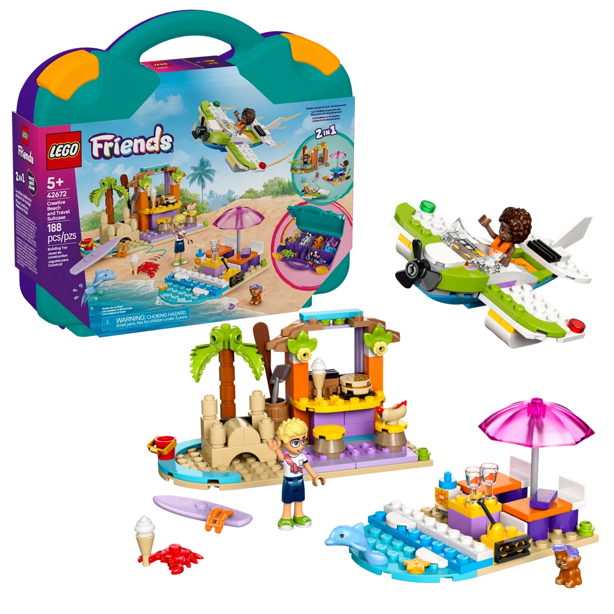 LEGO Creative Beach and Travel Suitcase (42672)
