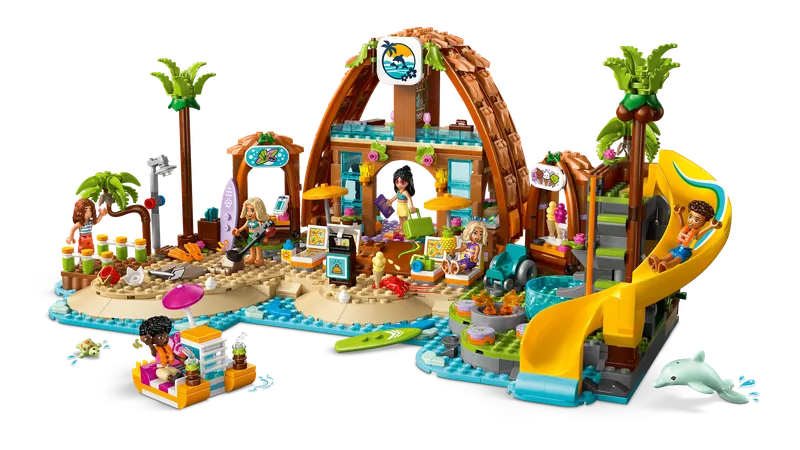 LEGO 42673 Family Vacation Beach Resort detailbeeld bij deze gids