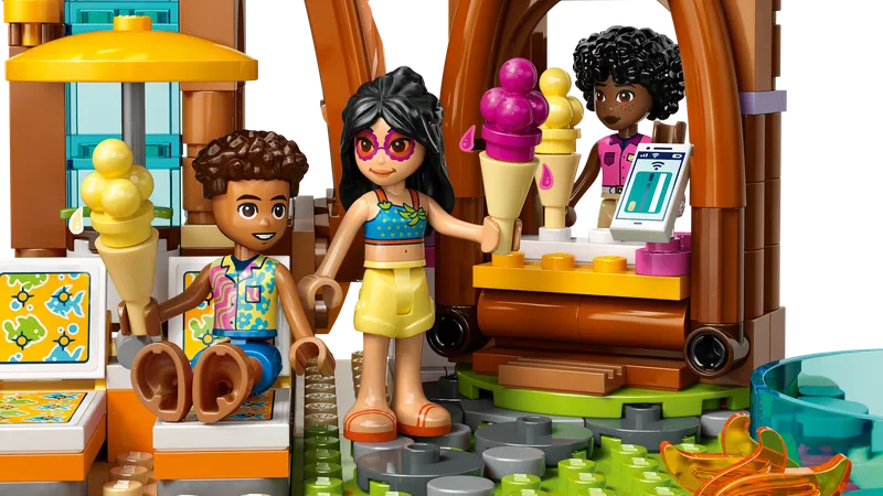 LEGO 42673 Family Vacation Beach Resort detail image