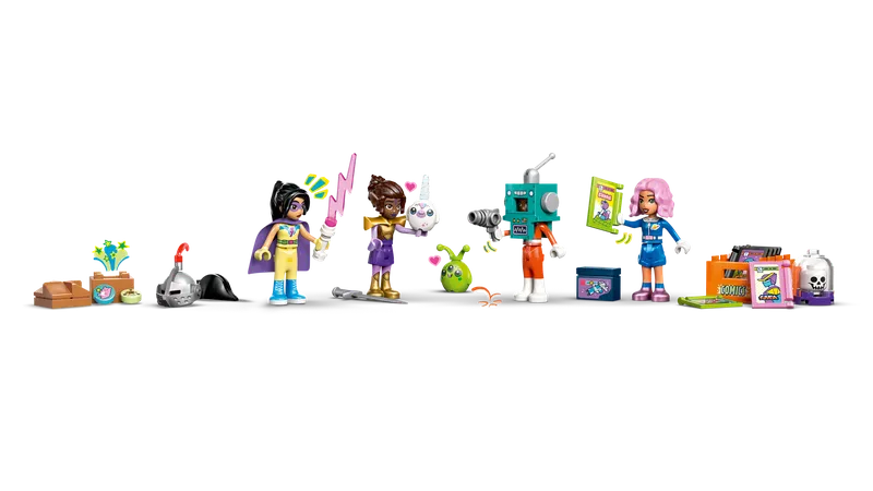 LEGO 42674 Comic Book and Game Store detail image