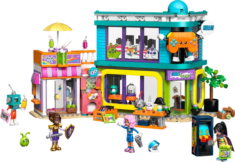 LEGO 42674 Comic Book and Game Store, 1.005 stenen