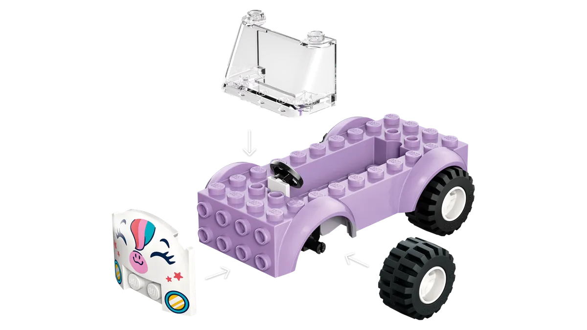 LEGO Unicorn Cake Delivery Car (42675) - Bild 1