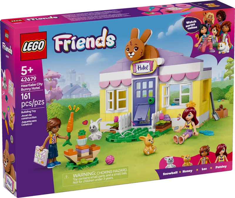 Heartlake City Bunny Hotel fra LEGO – produktbillede 2 af 11