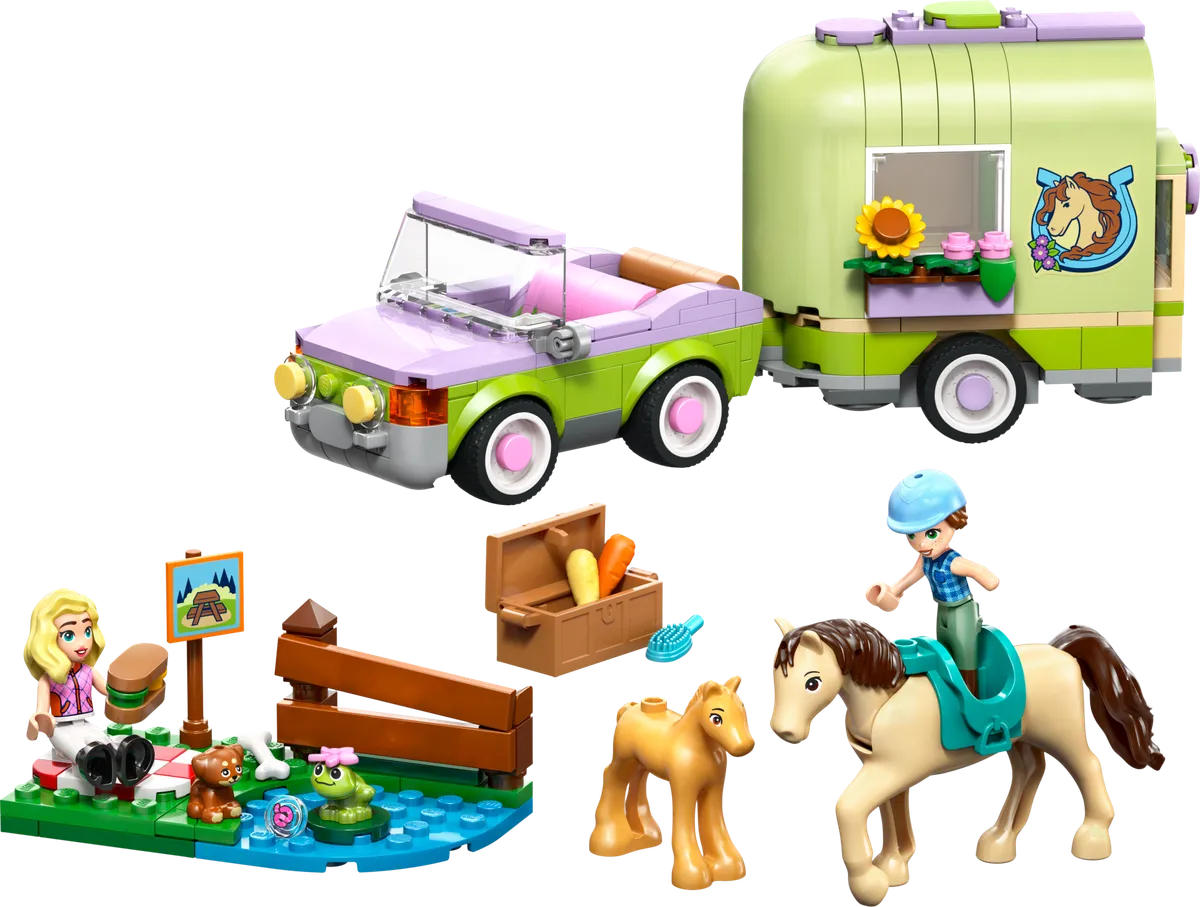 LEGO Horse & Baby Foal Trailer (42695)