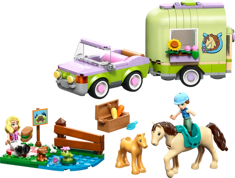 Horse & Baby Foal Trailer