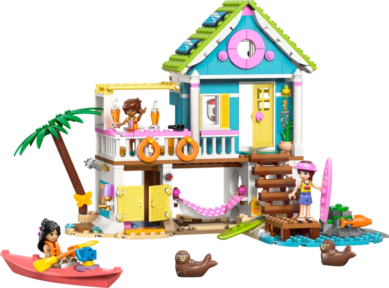 Beach House with Seals