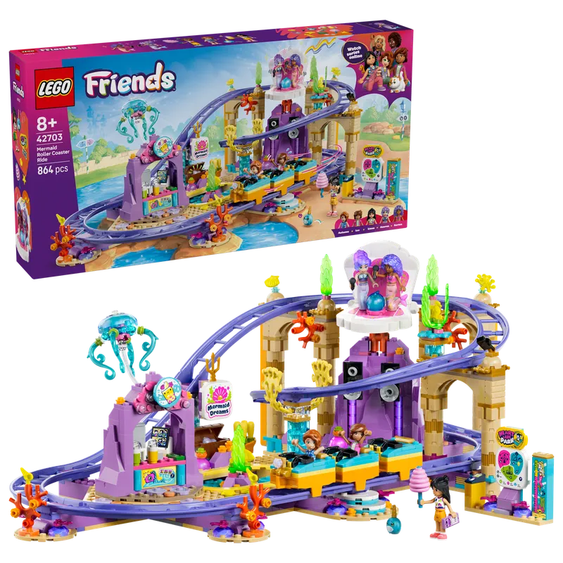 LEGO 42703 Mermaid Roller Coaster Ride detail image