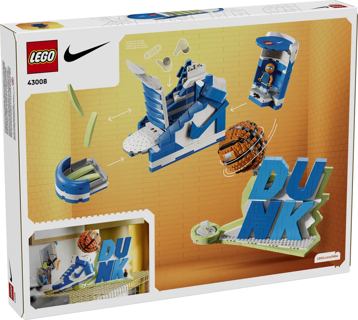 LEGO Nike Dunk x LEGO® Set (43008) - Bild 10