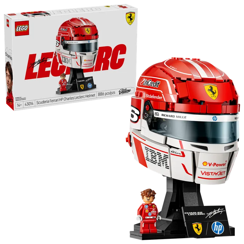 Scuderia Ferrari HP Charles Leclerc Helmet by LEGO – product photo 2 of 13