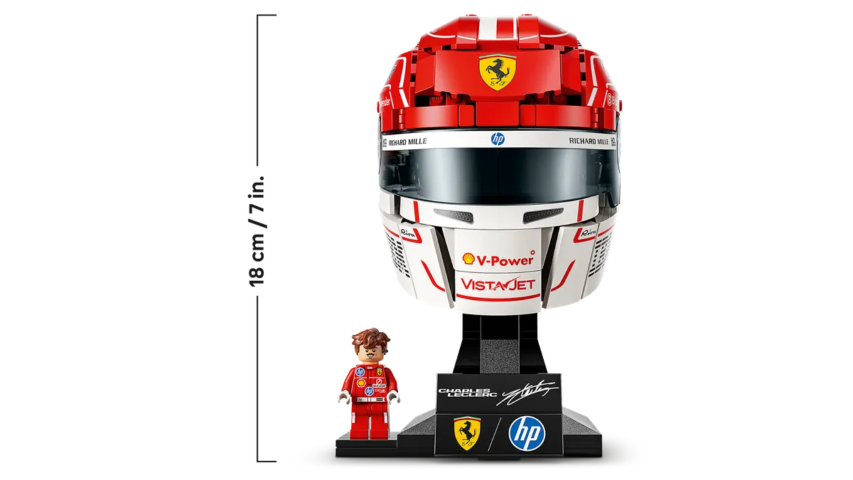 LEGO Scuderia Ferrari HP Charles Leclerc Helmet (43014) - Bild 2