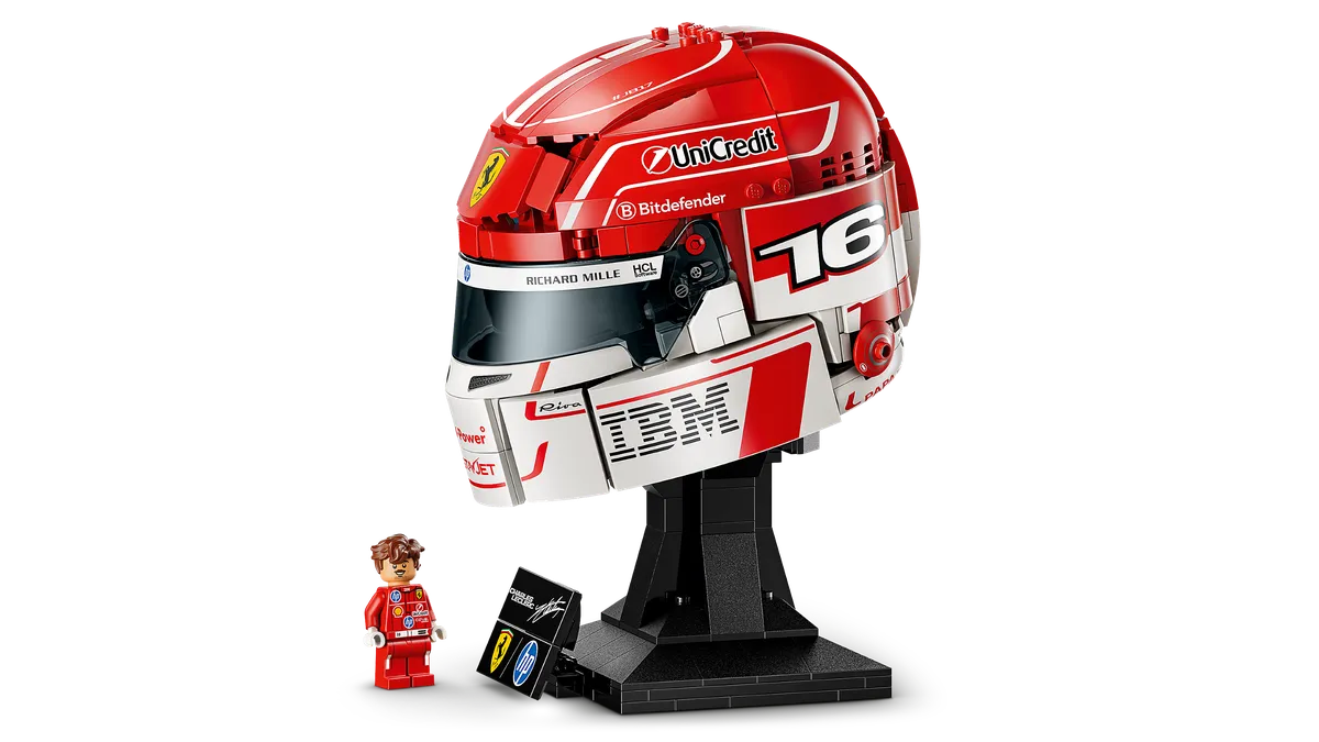 LEGO Scuderia Ferrari HP Charles Leclerc Helmet (43014) - Bild 3