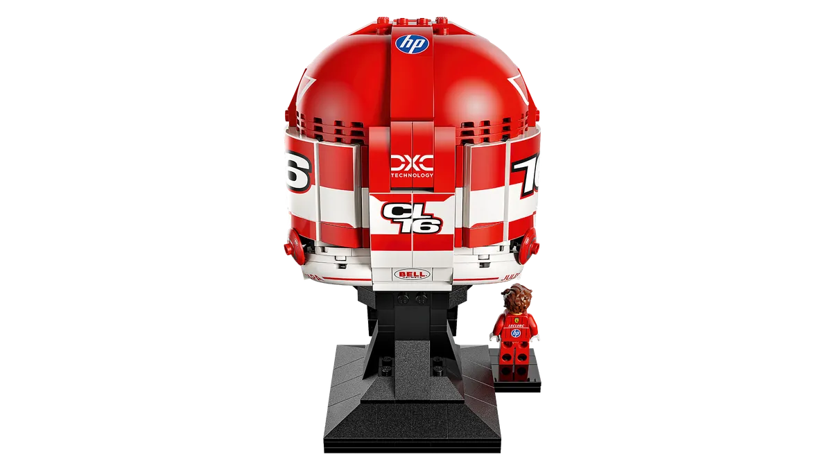 LEGO Scuderia Ferrari HP Charles Leclerc Helmet (43014) - Bild 4