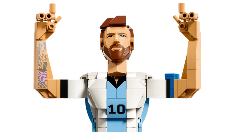 Lionel Messi – Football Legend van LEGO – productfoto 3 van 9