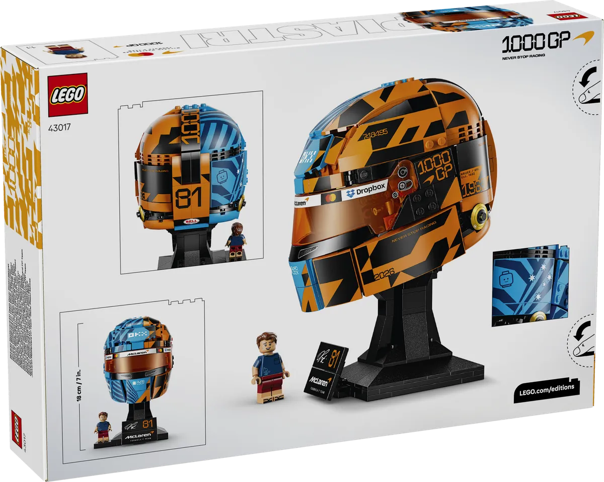 LEGO McLaren Mastercard F1® Team Oscar Piastri Helmet (43017) - Bild 11