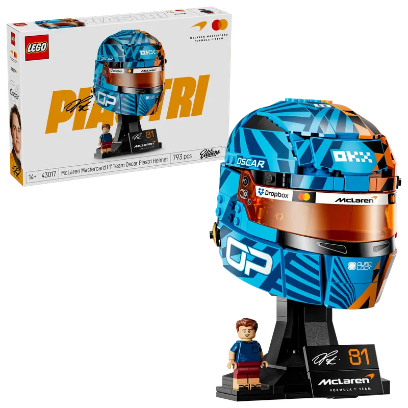 McLaren Mastercard F1® Team Oscar Piastri Helmet de LEGO – photo du produit 2 sur 12