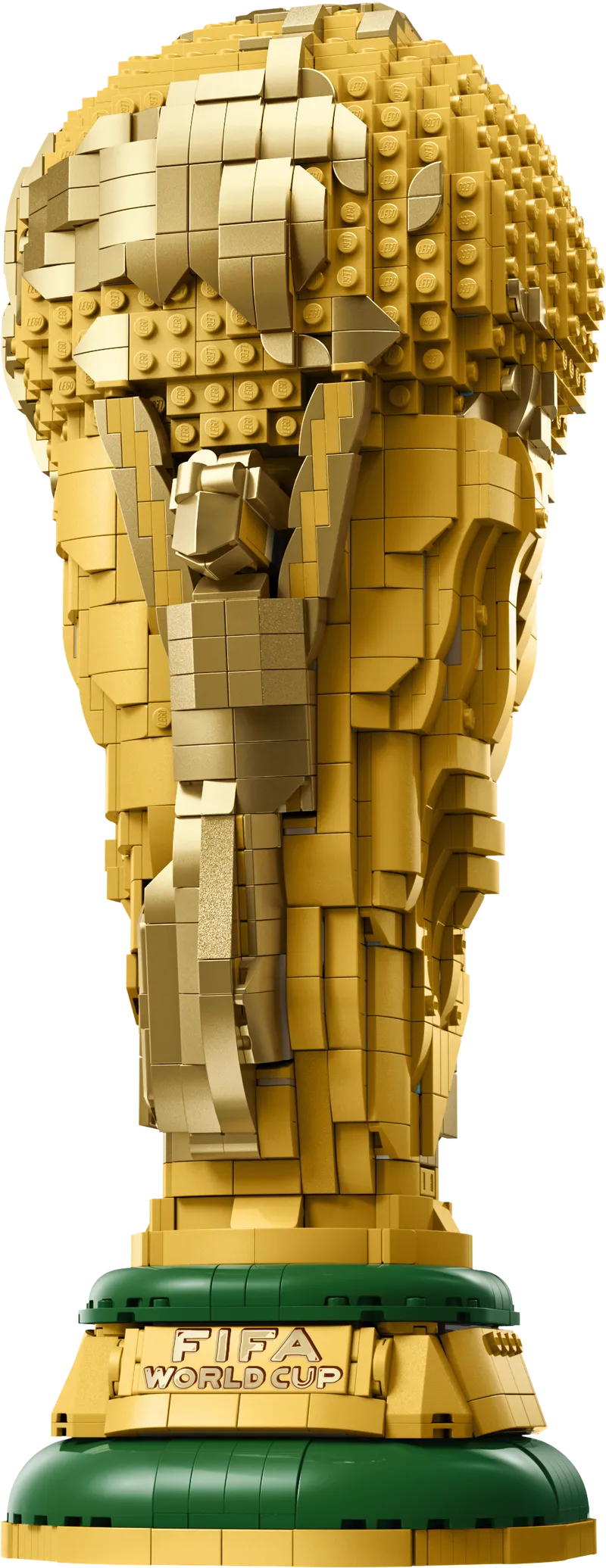 Bouw een voetbaldisplay met de LEGO® World Cup™ trofee