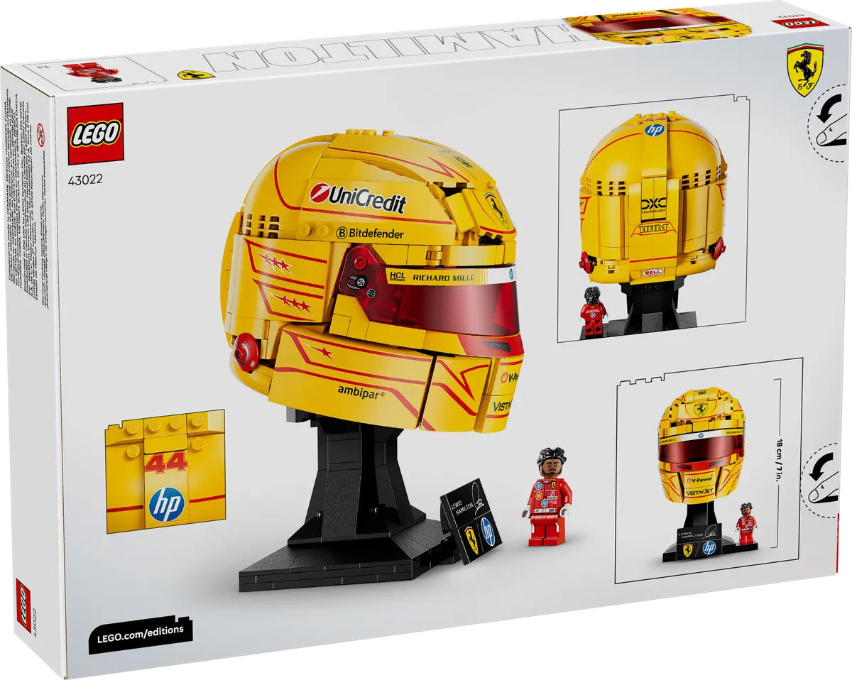 LEGO Scuderia Ferrari HP Lewis Hamilton Helmet (43022) - image 11