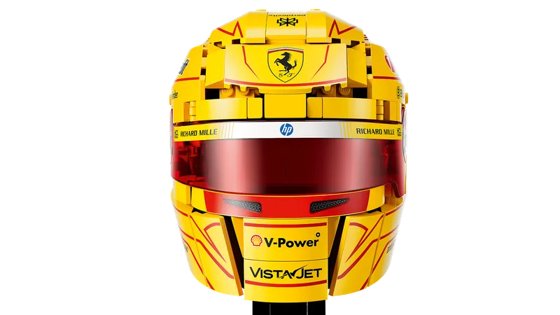Scuderia Ferrari HP Lewis Hamilton Helmet van LEGO – productfoto 3 van 12