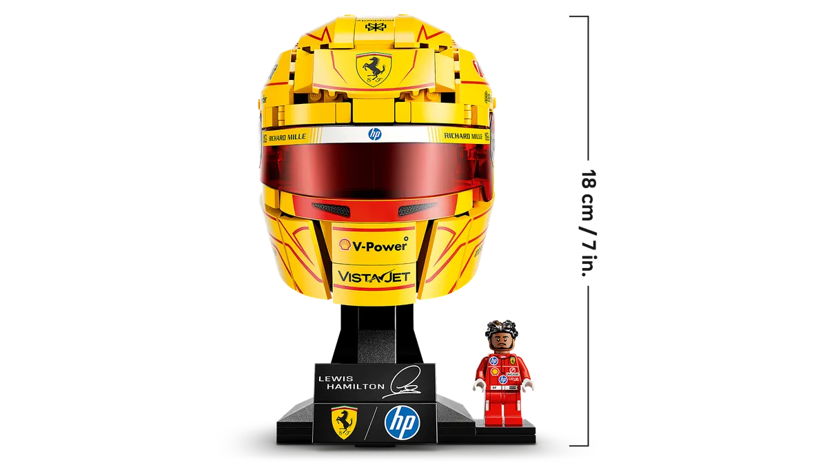 LEGO Scuderia Ferrari HP Lewis Hamilton Helmet (43022) - image 2