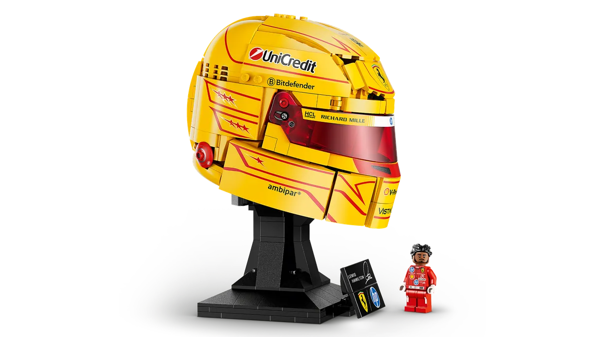 LEGO Scuderia Ferrari HP Lewis Hamilton Helmet (43022) - image 3
