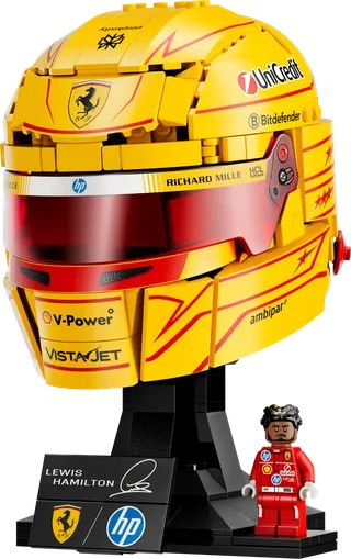 Scuderia Ferrari HP Lewis Hamilton Helmet van LEGO – productfoto 1 van 12