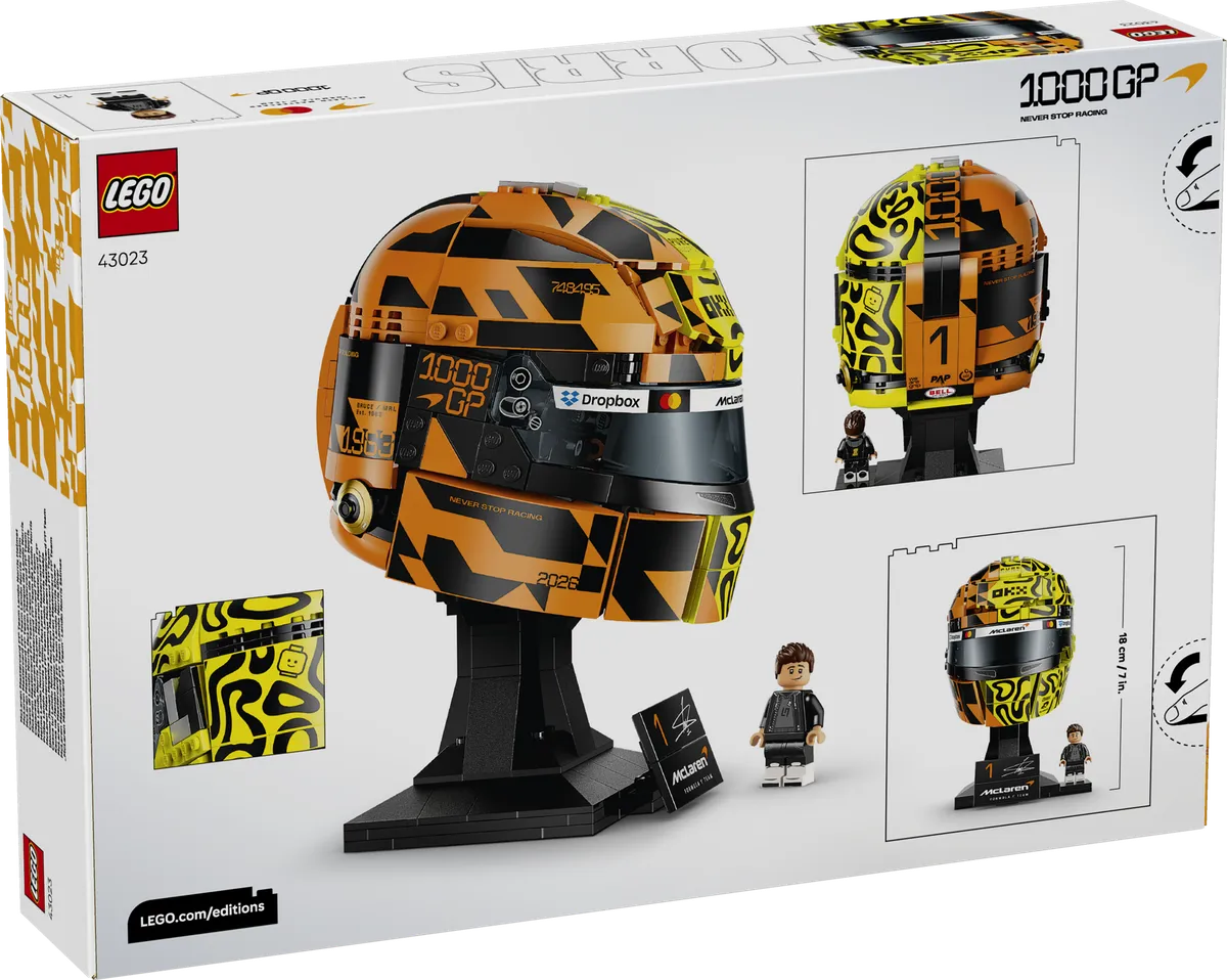 LEGO McLaren Mastercard F1® Team Lando Norris Helmet (43023) - Bild 11