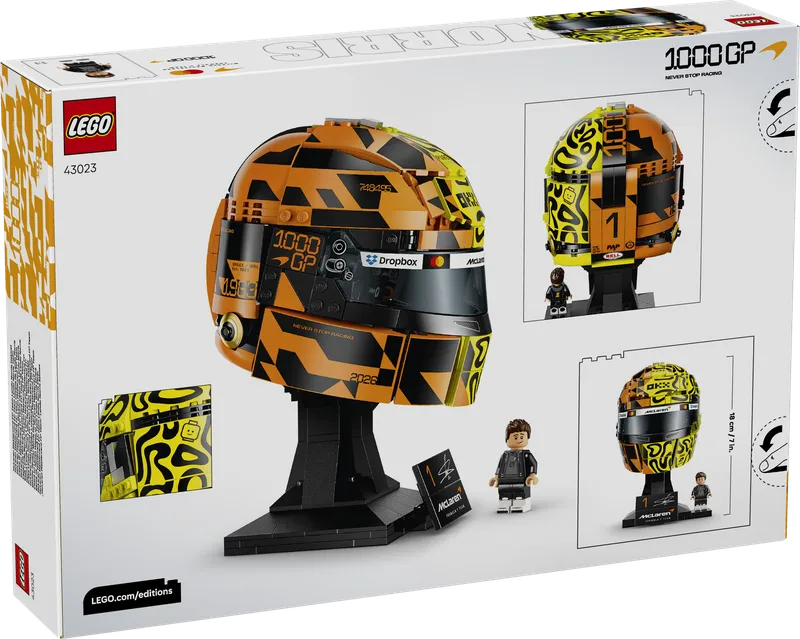 McLaren Mastercard F1® Team Lando Norris Helmet från LEGO – produktbild 12 av 12