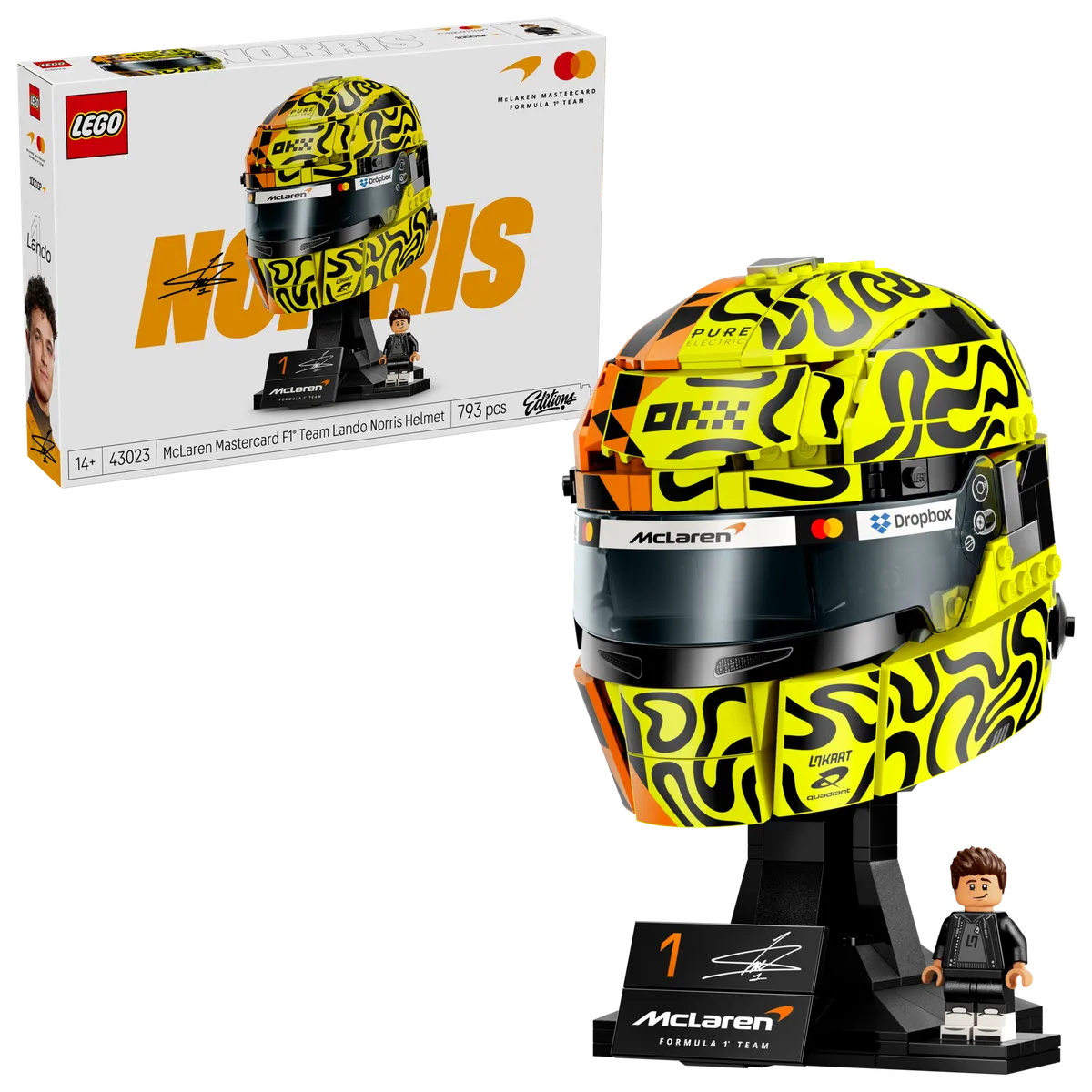 LEGO McLaren Mastercard F1® Team Lando Norris Helmet (43023) - Bild 6