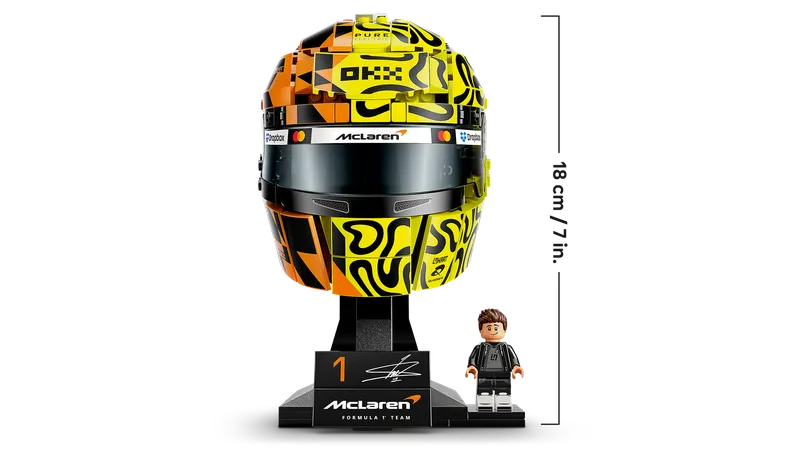 McLaren Mastercard F1® Team Lando Norris Helmet från LEGO – produktbild 5 av 12
