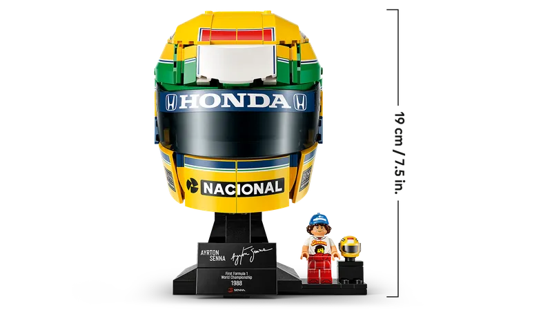 Ayrton Senna Helmet de LEGO – photo du produit 5 sur 12