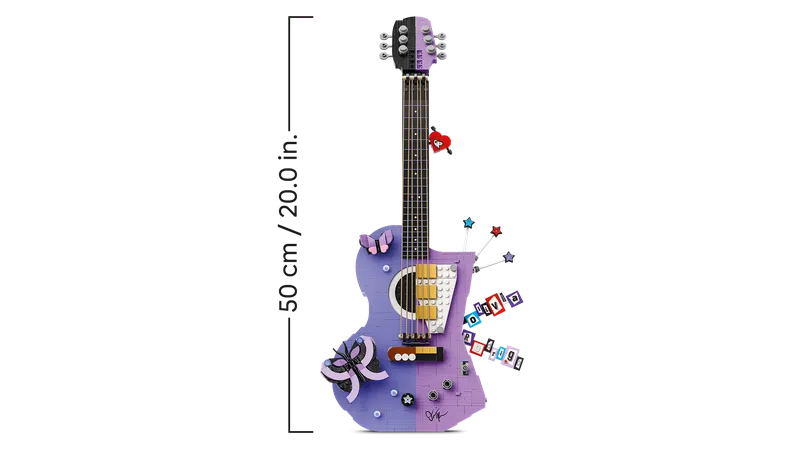 Olivia Rodrigo's Dual Guitar de LEGO – photo du produit 3 sur 11