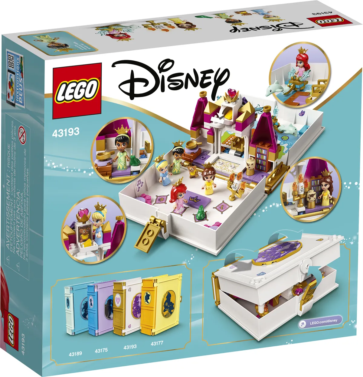 LEGO Ariel, Belle, Cinderella and Tiana's Storybook Adventures (43193) - Bild 11