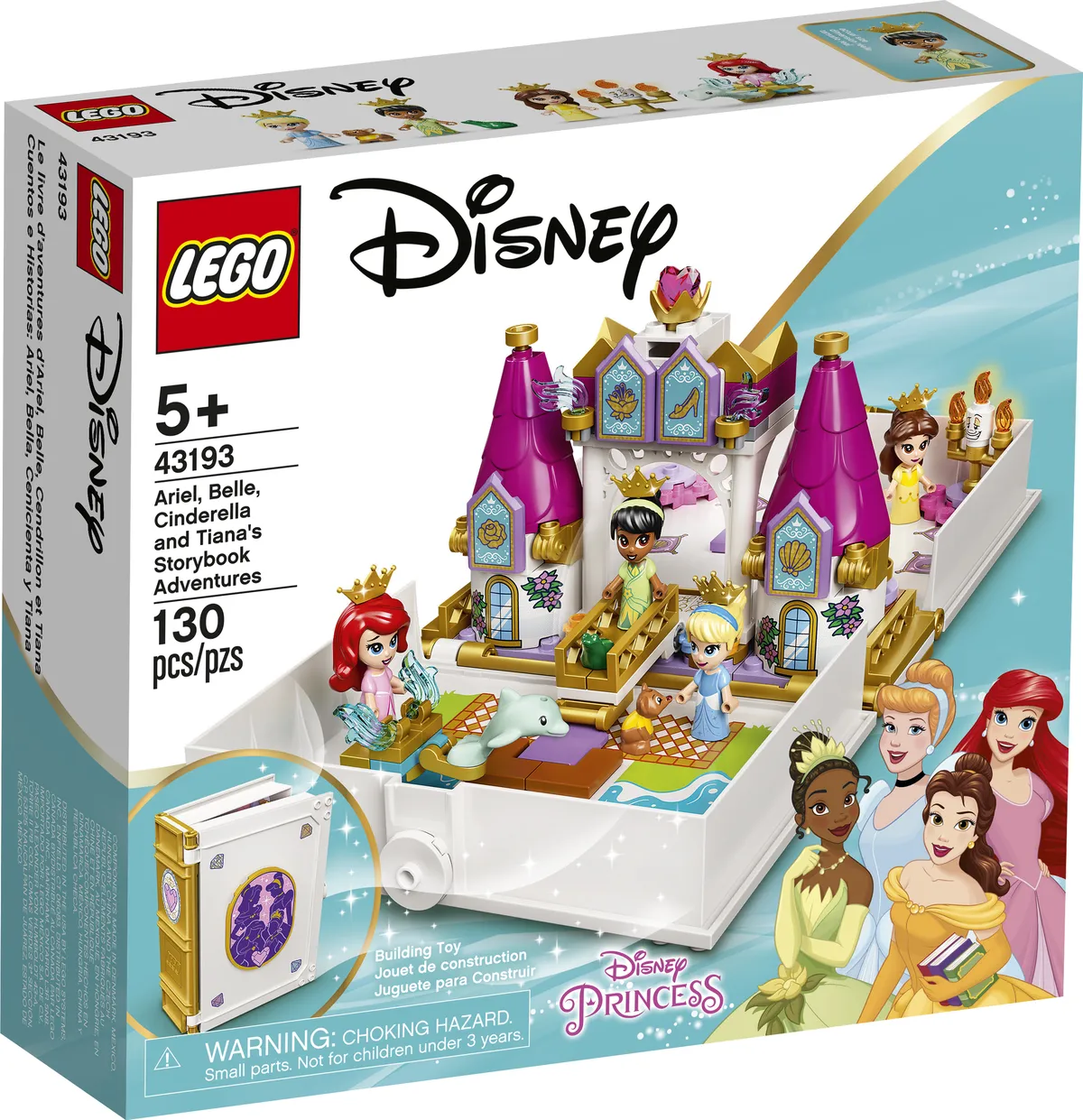 LEGO Ariel, Belle, Cinderella and Tiana's Storybook Adventures (43193) - Bild 5