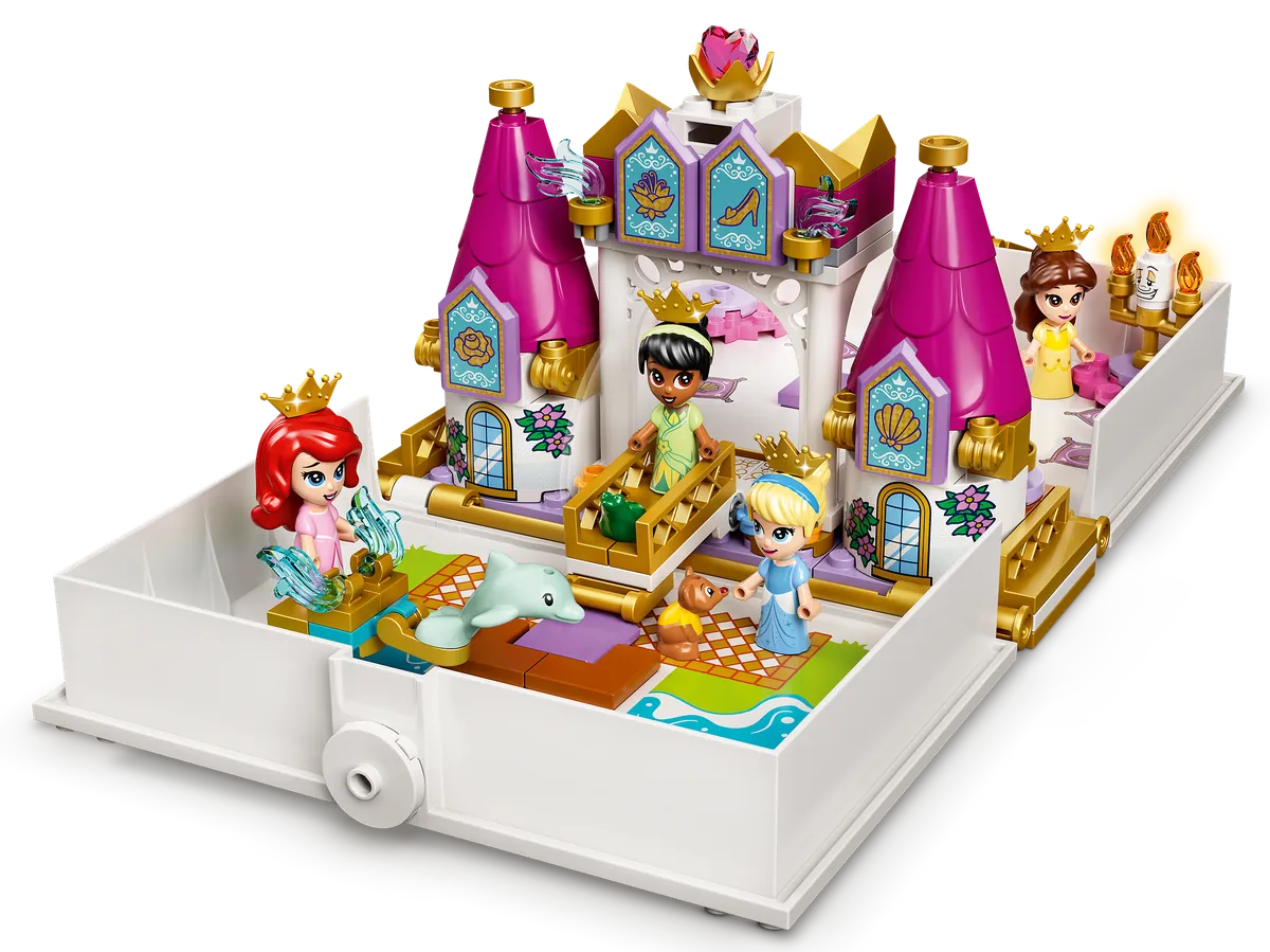 LEGO Ariel, Belle, Cinderella and Tiana's Storybook Adventures (43193)