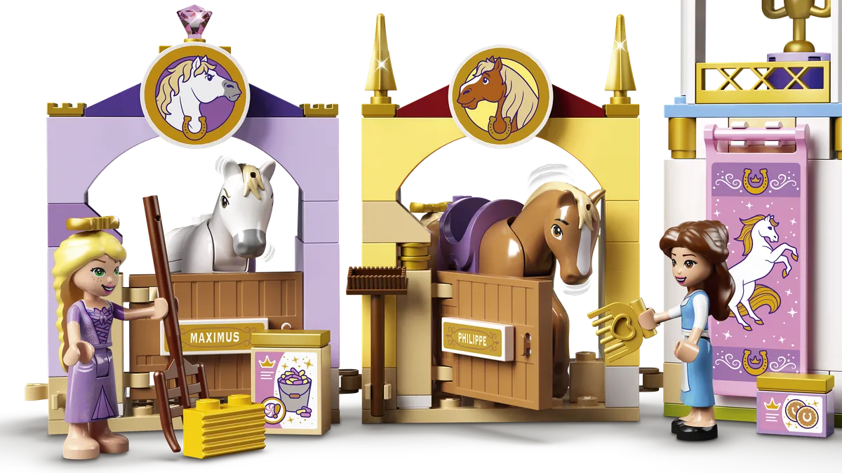 LEGO Belle and Rapunzel's Royal Stables (43195) - Bild 3