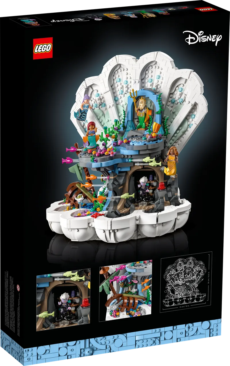 The Little Mermaid Royal Clamshell från LEGO – produktbild 7 av 12
