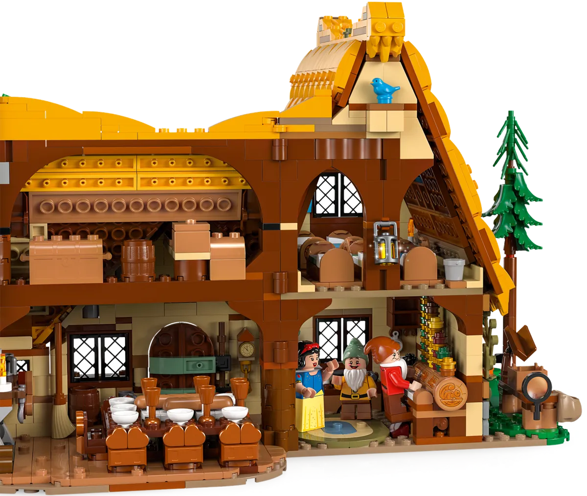 LEGO Snow White and the Seven Dwarfs' Cottage (43242) - Bild 3