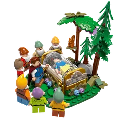 LEGO Snow White and the Seven Dwarfs' Cottage (43242) - afbeelding 6