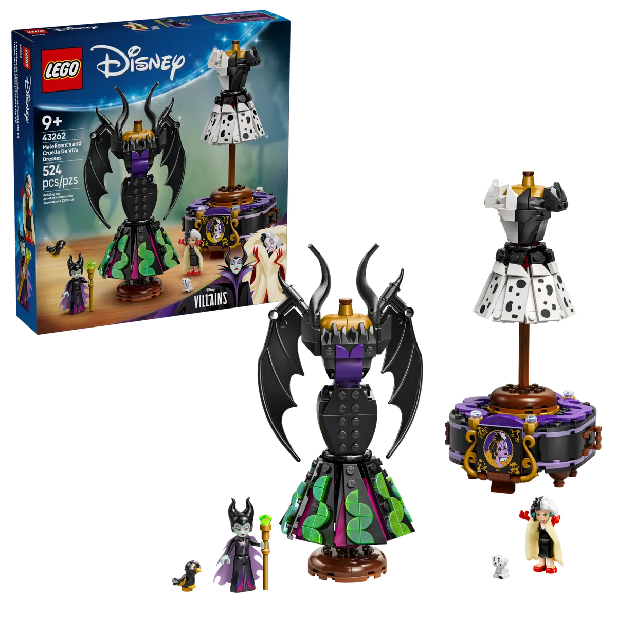 LEGO Maleficent's and Cruella De Vil's Dresses (43262) - Bild 1