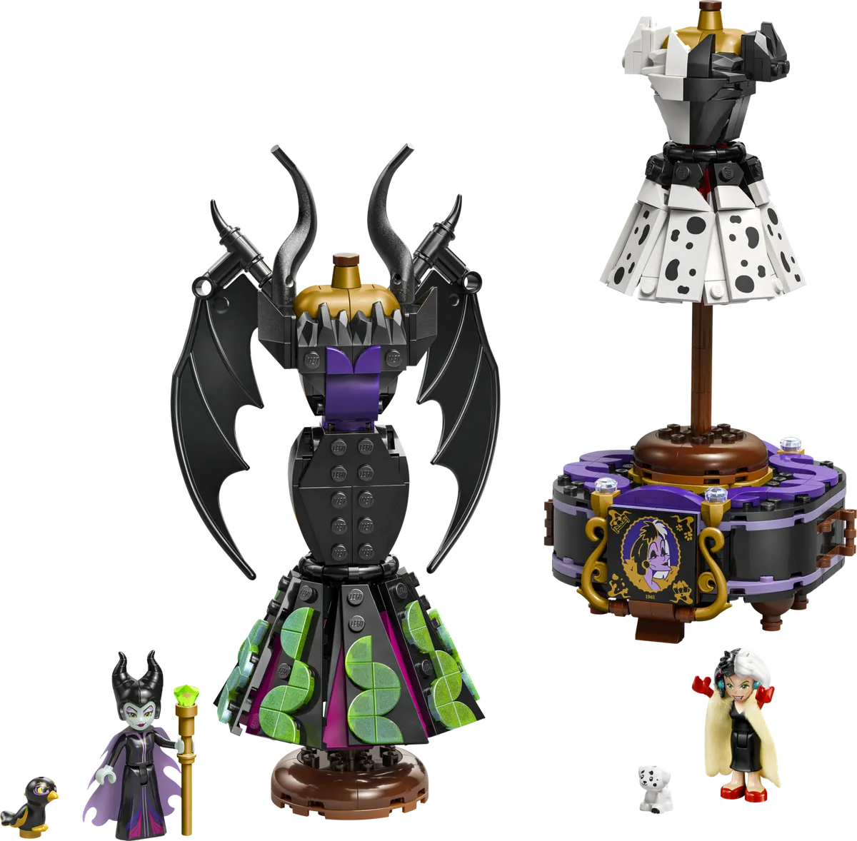 LEGO Maleficent's and Cruella De Vil's Dresses (43262)